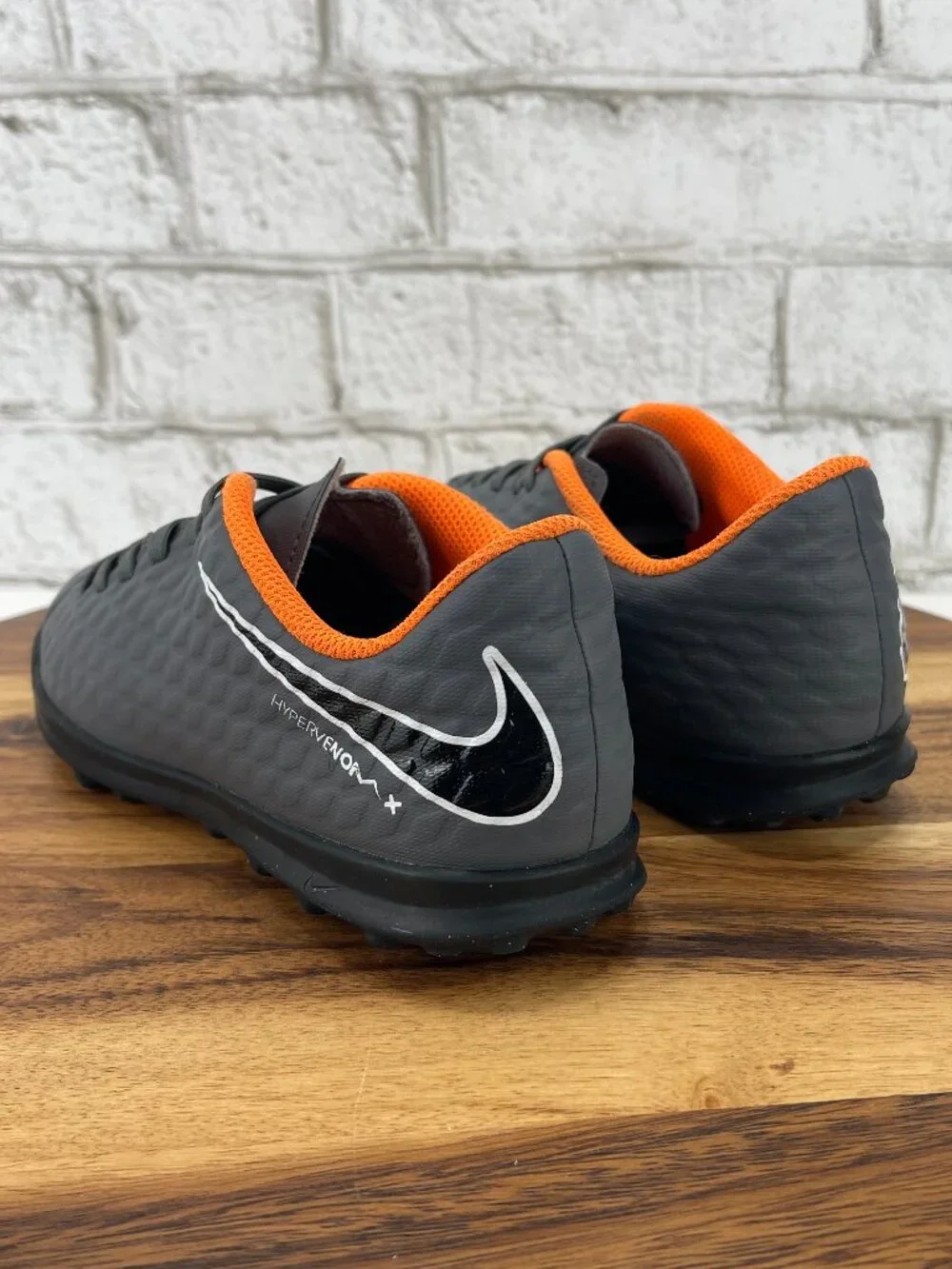 Nike Hypervenom X Phantom 3 Academy TF AH7298-081 Kid 2.5 Gray Turf Soccer Shoes